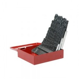 JUEGO DE BROCAS DE ACERO URREA 5160 CON 60 PIEZAS NEGRAS NUMERICAS DE ALTA VELOCIDAD