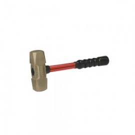 MARRO URREA UH68FG DE BRONCE-ALUMINIO DE 4 LIBRAS CON MANGO CORTO DE FIBRA DE VIDRIO 14”