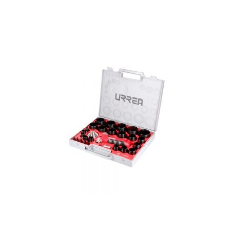 JUEGO DE SACABOCADOS URREA 49902A 28 PIEZAS