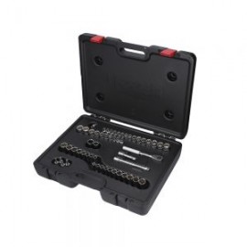 JUEGO DE DADOS Y ACCESORIOS URREA 5200PA CON 54 PIEZAS DE 3/8”