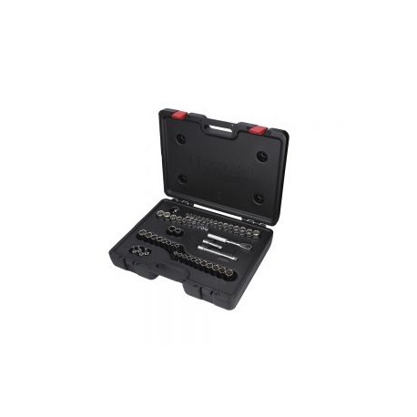 JUEGO DE DADOS Y ACCESORIOS URREA 5200PA CON 54 PIEZAS DE 3/8”