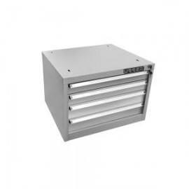 GABINETE COLGANTE PARA ESTACION DE TRABAJO URREA X22W4 CON 4 COMPARTIMIENTOS