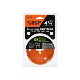 BROCASIERRA BIMETALICA MANDRIL7/16” TRUPER EXPERT COBI-4-1/4 ALTURA DE 50 MM 4 1/4” DIAMETRO