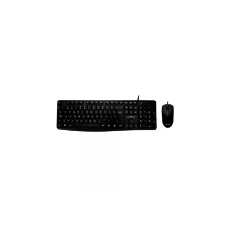 KIT TECLADO Y MOUSE ACTECK AC-928984 NEGRO ESTANDAR