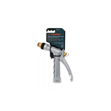 PISTOLA DE RIEGO METALICA 2 FUNCIONES TRUPER PR-102