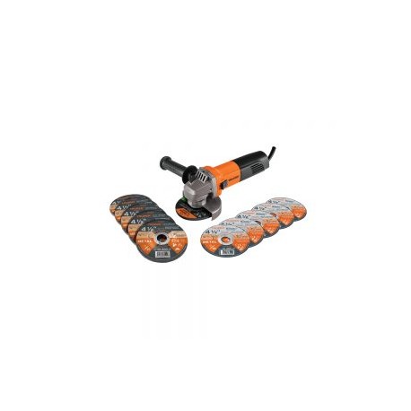 COMBO ESMERILADORA TRUPER ESMA-4-1/2A9D DE 4-1/2 PULGADAS CON 800 WATTS