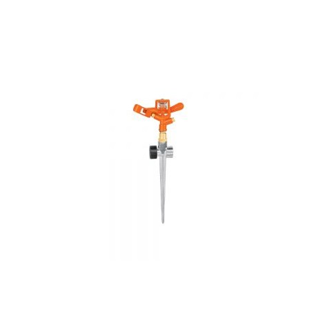 ASPERSOR METALICO DE ESTACA CON CONEXION DE LATON TRUPER DOS-11X