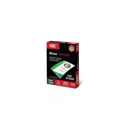 CUBIERTA PARA ENGARGOLAR GBC P3548 PAQUETE CON 50 PIEZAS TAMAÑO CARTA HUMO