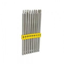 JUEGO DE PUNTAS HEXÁGONO SURTEK PFCL9 EXTRA LARGAS CON 9 PIEZAS DE 1/4”