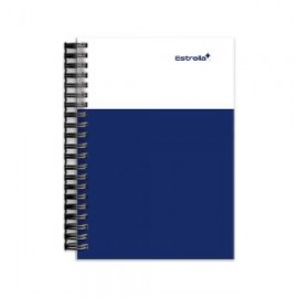 CUADERNO PROFESIONAL ESTRELLA 0523 RAYA DOBLE ESPIRAL CON 100 HOJAS