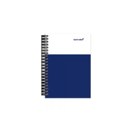 CUADERNO PROFESIONAL ESTRELLA 0523 RAYA DOBLE ESPIRAL CON 100 HOJAS