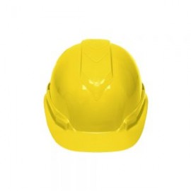 CASCO DE SEGURIDAD TRUPER 101257 AMARILLO VENTILADO CON AJUSTE DE MATRACA