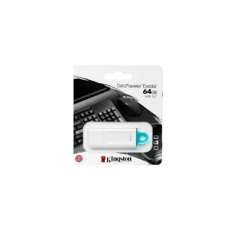 MEMORIA USB KINGSTON DATATRAVELER EXODIA 9935746 64 GIGABYTES