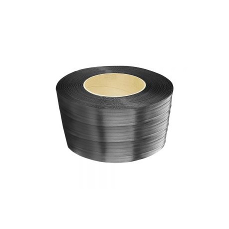 ROLLO DE FLEJE DE PLASTICO NEGRO 3/8” C-20 PARA FLEJADORA SEMI AUTOMATICA