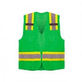 CHALECO DE SEGURIDAD MR SEGURIDAD SR1035-VD VERDE TALLA MEDIANA SUPER RESCATISTA