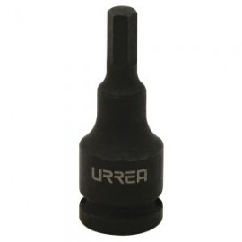 DADO DE IMPACTO URREA 7290-6M CON PUNTA HEXAGONAL MÉTRICO CUADRO DE 3/8”,6 MM