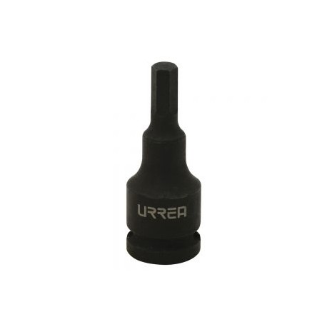 DADO DE IMPACTO URREA 7290-6M CON PUNTA HEXAGONAL MÉTRICO CUADRO DE 3/8”,6 MM