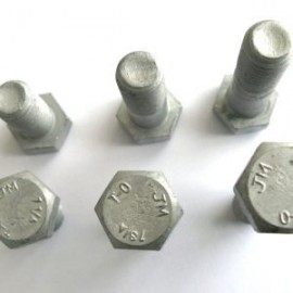 TORNILLO HEXAGONAL TIPO TORRE 1/2”-13X2” GRADO A394 TIPO 0 GALVANIZADO INMERSION EN CALIENTE