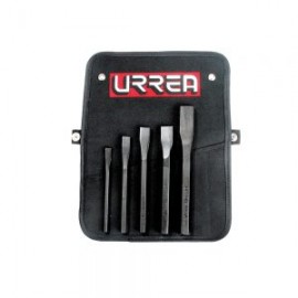 JUEGO URREA 86A DE 5 CINCELES 5/16”-3/4”