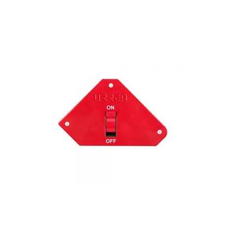 ESQUINA MAGNÉTICA URREA ESQU55 PARA SOLDAR MULTIANGULAR CON SWITCH 4-21/32” DE 55 LIBRAS