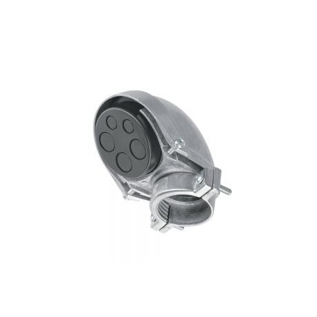 MUFA CON ABRAZADERA PARA TUBO 1-1/4”, VOLTECK 46943