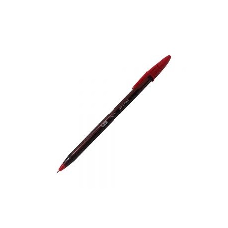 BOLIGRAFO BIC CRISTAL ROJO PUNTA ULTRA FINA 0.7 MILIMETRO
