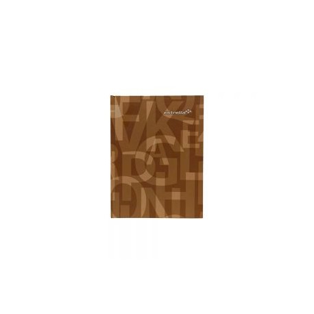 CUADERNO FORMA FRANCESA ESTRELLA 0212 CON ALFABETO RAYA PASTA DURA COSIDO 192 HOJAS