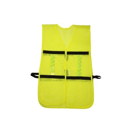 CHALECO DE SEGURIDAD MALLA AJUSTABLE GANCHO SURTEK 137495 AMARILLO