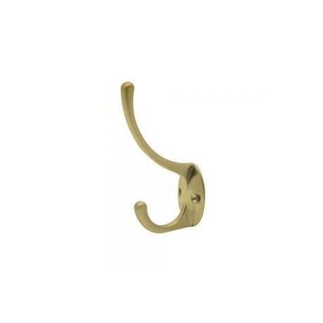 GANCHO PERCHERO LOCK 10PE DE LATÓN BRILLANTE PARA SOMBRERO Y ABRIGO