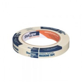 CINTA ADHESIVA MASKING TAPE SHURTAPE CP 105 204133-W DE USO GENERAL 18 MILIMETROS X 50 METROS