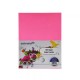 HOJA DE PAPEL ESTRELLA FP-02 PAQUETE CON 100 PIEZAS FUCSIA NEON TAMAÑO CARTA 75 GRAMOS