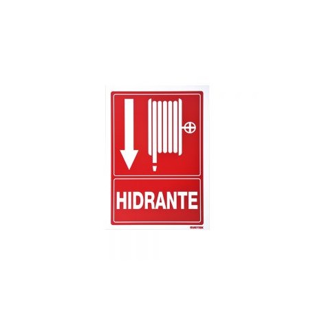 SEÑALAMIENTO HIDRANTE SURTEK SES45 25 X 36 CENTIMETROS