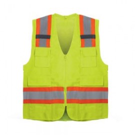 CHALECO DE SEGURIDAD MR SEGURIDAD SR1035-AM AMARILLO TALLA EXTRA GRANDE SUPER RESCATISTA
