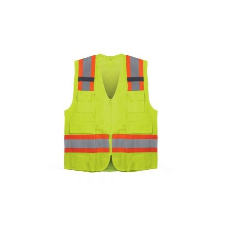 CHALECO DE SEGURIDAD MR SEGURIDAD SR1035-AM AMARILLO TALLA MEDIANA SUPER RESCATISTA